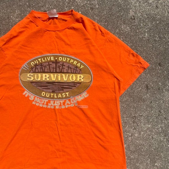 Vintage "Survivor" Jesus T-Shirt Men's Large - Picture 1 of 6